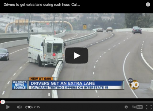 Enlace a vídeo: mover una mediana de hormigón en una carretera… ya lo han hecho en California